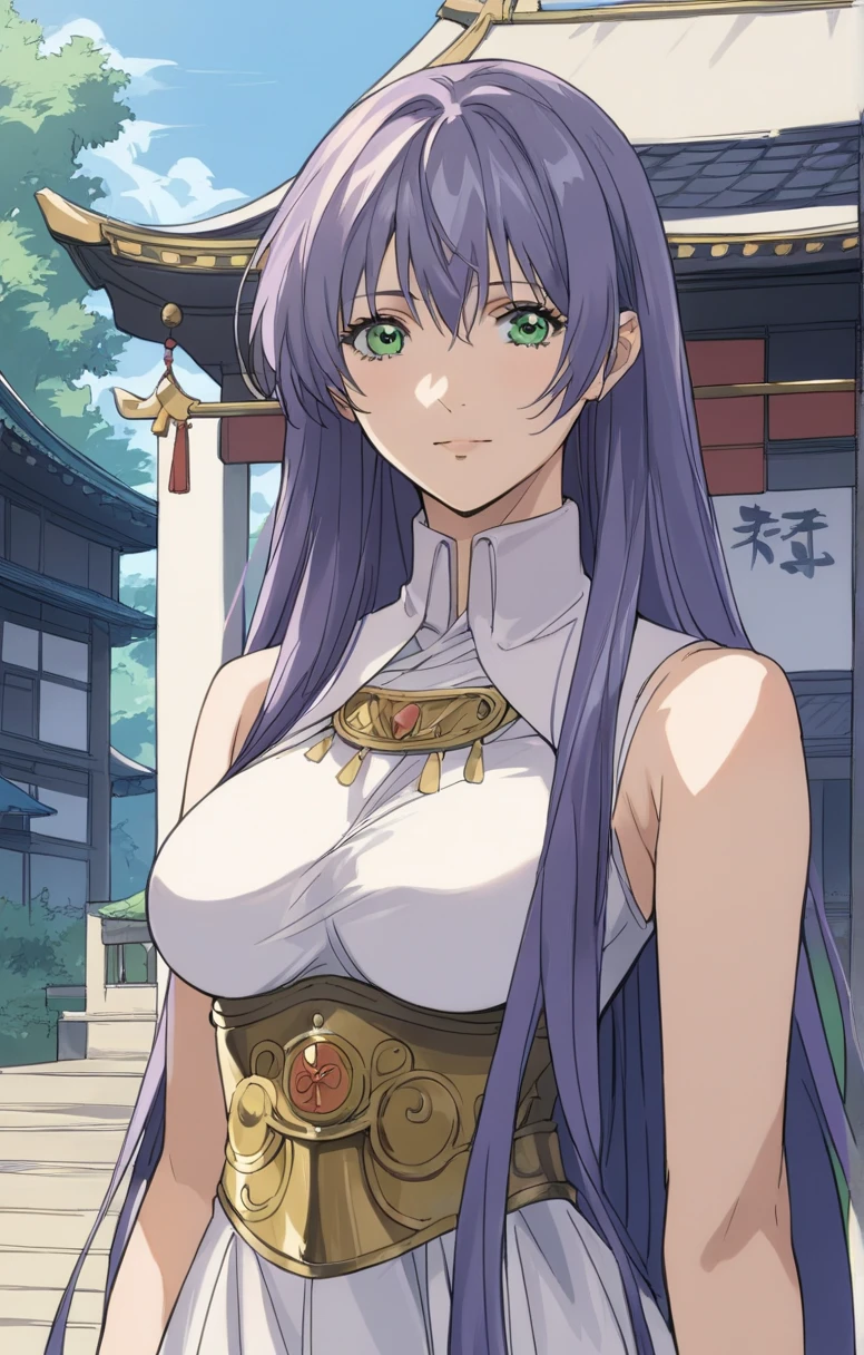 ((art by Ryohei Hase )) ((small breasts, young girl , slender body, )) Shizuko, Ashikaga Clan Soothsayer: Shizuko is a mysterious soothsayer from the Ashikaga Clan, dressed in a flowing kimono of deep purple and gold brocade. Her long, wavy hair is a silver hue, streaked with shades of lavender and white, styled in elaborate braids adorned with pearls and gemstones. Her eyes are a dreamy gray, and she has a pair of delicate, feathery wings on her back that allow her to hover while she reads omens and predicts the future. , she grab a katana she grab katana, hold sword she is Guilty, Downcast eyes, slumped shoulders, and a slightly ashamed expression , close shoot perfect body proportions, realistic skin details BREAK, ultrasharp, ultradetailed, perfect quality, masterpiece, intricated details, ultra clear, wet skin , detailed skin, realistic skin marks , (( Charming Italian piazza with fountain background ))