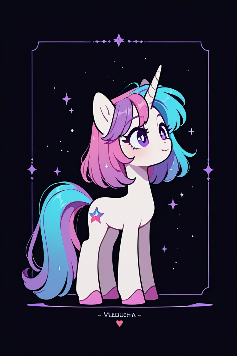 pony Vinyl, LSD, intricate detail, insoculation, pruning, [funny:3, ]dribbble, Ornate, trending on ArtStation, solo,  only 4 legs, only 4 hooves