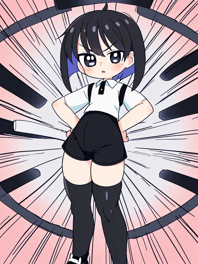 girl being touched by an old man.老人は女の子のbackをrub,rub,老人にbackを触られる女の子,girl has black hair,blue eyes,((girl in a black tight suit:1.4)),((老人は女の子のbackを手で触る:1.4)),blush,smile,smile,tickles,tears,open your big mouth,Sweat,Looks happy,saliva,Feels good,close one eye,full body figure,butt,back,