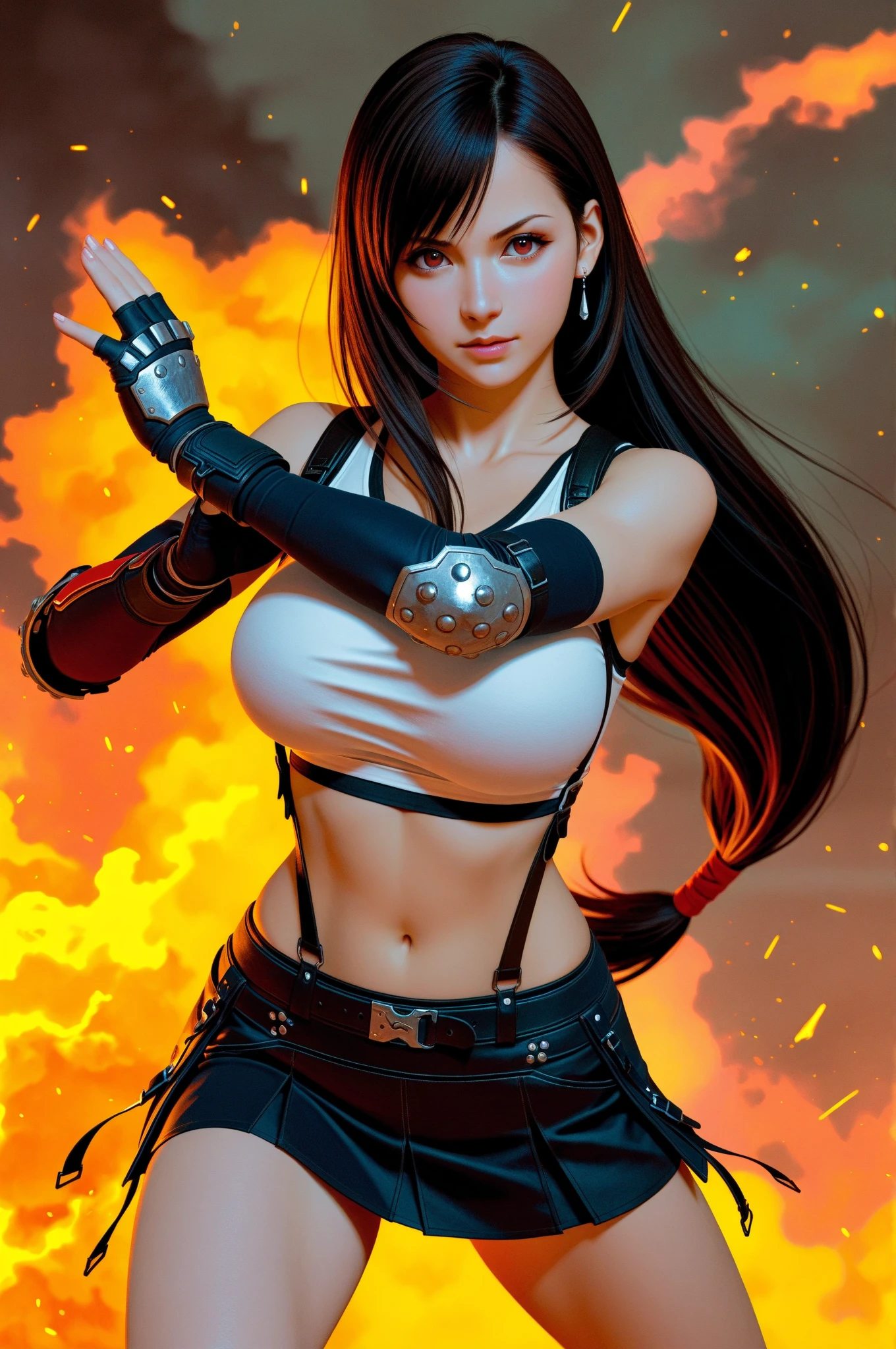 Strike a Pose、Midgar、Tifa Lockhart、
