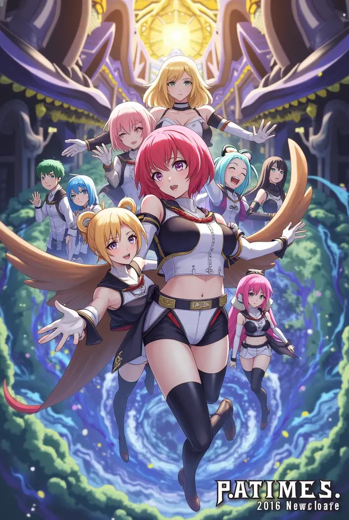 (short:1.4), (sherry:1.6), a woman on an island beach, (dynamic pose:1.4), official anime artwork, official artwork, anime moe artstyle, dreamy psychedelic anime, anime wallaper, anime visual of a cute girl, official art, fanart, masterpiece, best quality, high resolution, 8K, 4K, looking at viewer, large breasts, ass, smile edgYSD, collar, (dark brown leggings:1.5), (dark brown tights bodysuit:1.6), (purple hair:1.4), multiple ahoge, (dark red-gold eyes:1.2), gold eye accent, (hair_ornament:1.4), twin-tails, hair_tie, 1 girl, young female, beautiful finger, beautiful very long legs, beautiful body, beautiful nose, beautiful character design, perfect eyes, perfect face, expressive eyes, perfect lighting, shiny skin, nsfw, flushed skin, blushing face, lewd smile, slightly open mouth, gravure, pinup, very long legs, long thin pointy ears, (all visible leg skin covered by tights:1.2), (all visible stomach skin covered by tights bodysuit:1.4), (all visible hips skin covered by tights bodysuit:1.4), arms completely visible, (arms showing skin:1.2), japanese skin, (solid colors:1.4), lidded eyes, dark red-gold eyes, (pink short shorts:1.6), (pink sleeveless buttoned top:1.6), (pink outfit:1.2), (white trim:1.8), (white lapel:1.4), (thigh-high pink boots with white lapel:1.9), (black belt:1.2), (black garterbelts:1.8), (black garterbelts connecting boots to shorts:1.4), (boots pulled up by bootstraps:1.4), (bright sunny day on the beach:1.4), waves, almost clear skies, sunny, trees, island plants, seashells, shoreline, top of pink boots are long white folded fabric with the bootstrap connected to the white part of the boots going above them