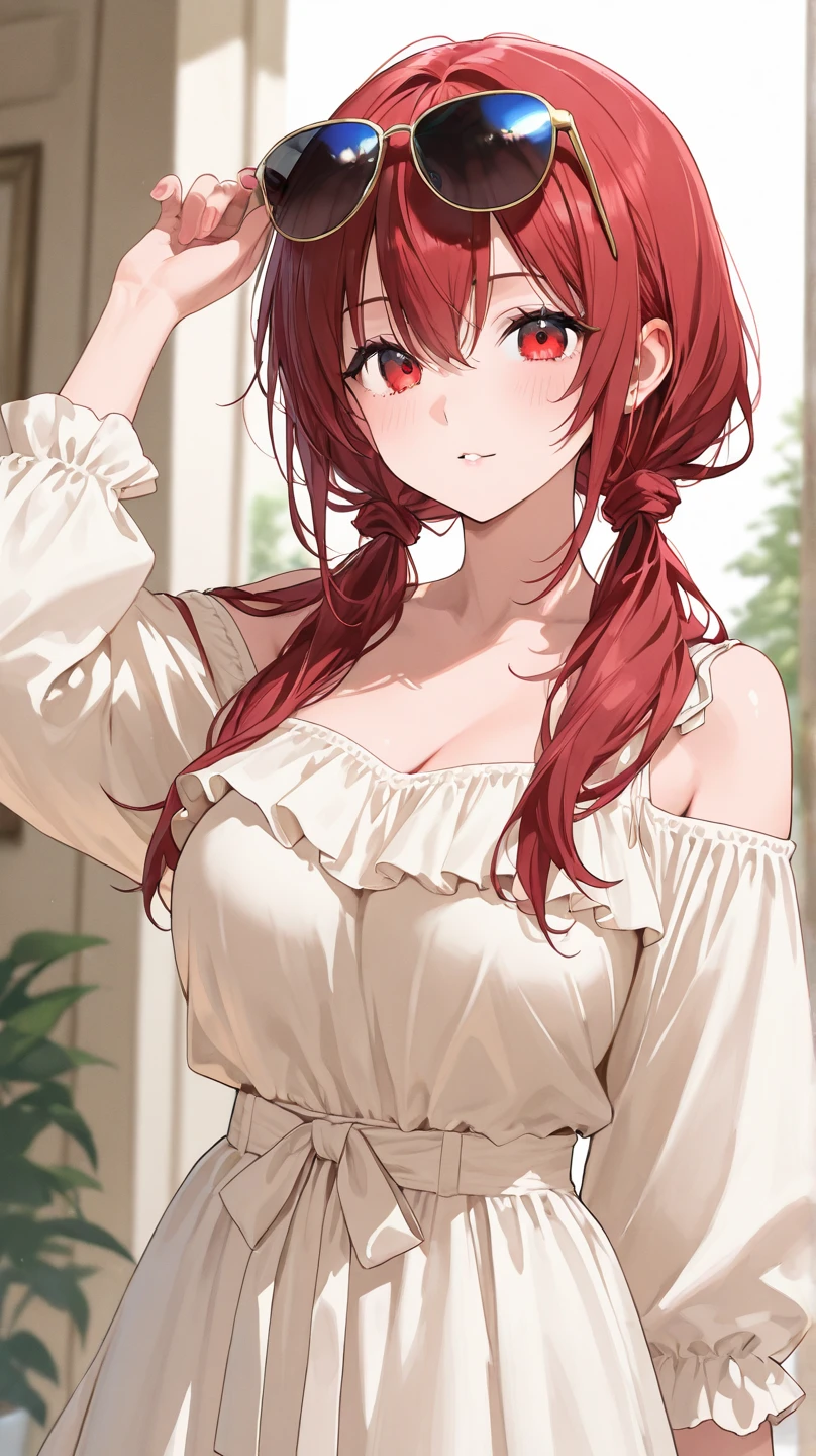 curly red hair, Eye Brown, brunette cor