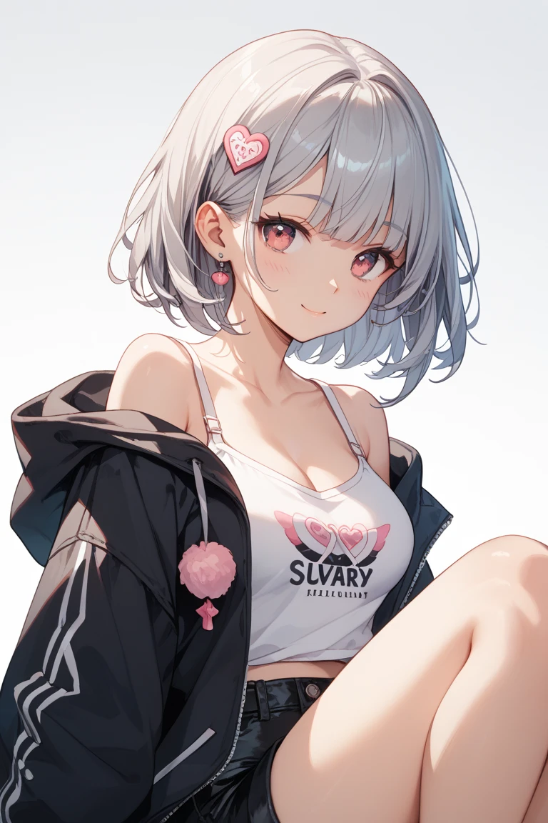 illustration, best quality, Super detailed, Super fine skin,Lovely, charming, Very detailed,8k,alone,1 girl, Detailed background,, 💫,⭐️,🌟,✨,night,dynamic angle,beautiful eyes,fierce,Smile,(streetwear:1.5),街头wind ,(emphasis splash ),splash,Graffiti,spray can,❤️,sports,navel,(crop top:0.8),(piercing ears:0.7),Two-tone hair color,(cool),(human development report:1),wind
,(Ciliu:1.2),perfect hands,positive,RETRO 艺术wind格, neon_POP 艺术wind格, 艺术wind格
