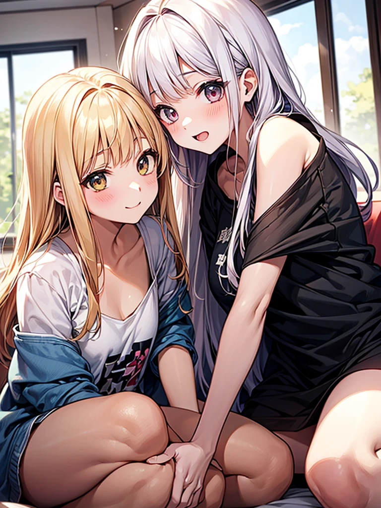 Best Quality,8K,middle School girls, boy is grabbing girl’s breasts from behind」valley,Naughty Girls,Absurd,perfection,smile,Horny girl,Cutting board,masterpiece,Track jacket,Bed in the room,Adult