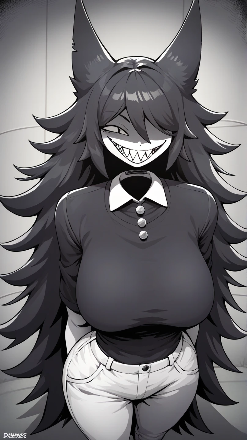 by Zackary911, kenket, kilinah, Zackary911, (((scp-1471, woman, breasts, antrum, extremely detailed, extremely detailed legs, extremely detailed arms, extremely detailed face, perfectly detailed eyes, perfectly detailed anatomy))): 1.2, solo, perspective, curved thighs, huge thighs, curvature, embarrassed angry face, (tail), totally blushed, nervous, looking at the viewer, naked, classroom, night, black fur, happy, black body, pov, crawling towards viewer, on a bed, indoors