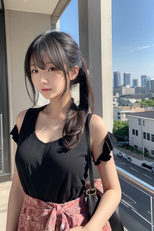 [77][24_94]<(photorealistic:1.4), (extremely intricate:1.2)>, <(exquisitely detailed skin), cinematic light, ultra high res, 8k uhd, intricate details, Movie Light, film grain, dreamlike, perfect anatomy, best shadow, delicate, RAW>, ((ponytail hair)), ((1girl, solo)), Japanese girl, ((medium breasts:1.0)), jewelry, earrings, necklace, cleavage, dress, looking at viewer, black dress, lips, blurry background, solo focus, blurry, blue eyes, upper body, sleeveless, bare shoulders, realistic, sleeveless dress, plunging neckline , <lora:AkikoV1:0.6>, <lora:LOMO90sV1:0.15>, <lora:GirlhoodV1:0.15>, <lora:SofiaV1:0.05>, <lora:MichelleV1:0.05>, <lora:EmmaV1:0.05>,