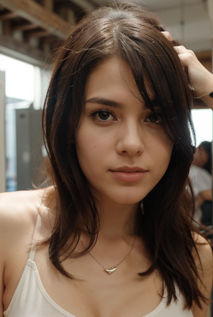 RAW photo, ((nude)) girl medium breasts, 8k uhd, dslr, soft lighting, high quality, film grain, Fujifilm XT3