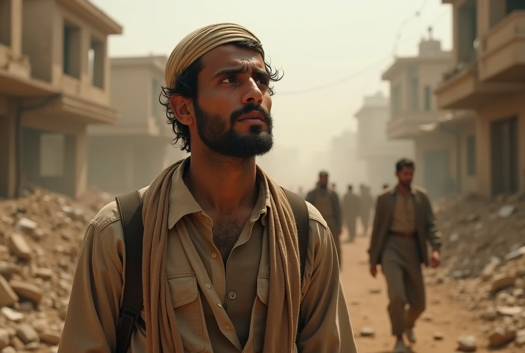 Ali appears somewhat uninterested after hearing the elders' advice, as if he doesn't fully understand why it is important.