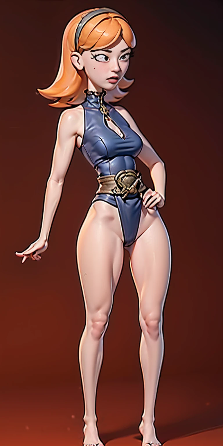 (Masterpiece, best quality, intricate details, 1sologirl, plain background:1.2) iron collar, arms behind back, iron cuffs, shackles, bound ((standing by wooden pole:1.2)) ((Honoka)) blindfolded barefeet chain