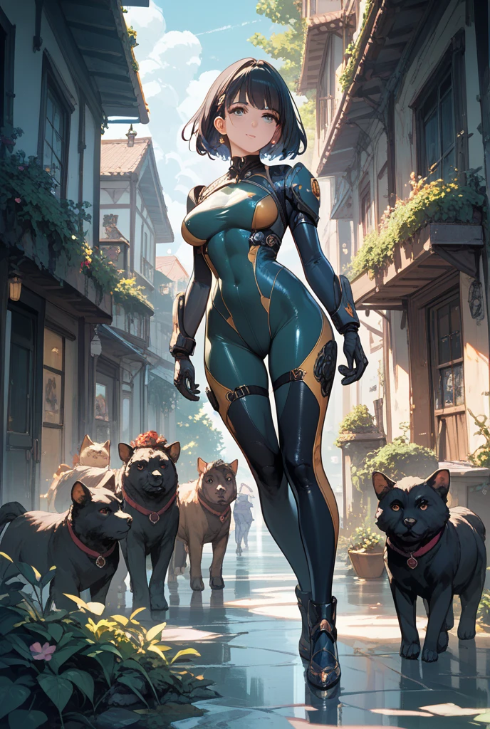 (Masterpiece:1.2), (Top quality: 1.2), Super high resolution, Very detailed,.
BREAK.
, ((Anime girl standing with happiness in her hands)), Crazy girl, (1,Lolita,Boyish, , 12 years old: 1.3), Light smile, , Girl looking like a boy, Bob-cut hair, Shaggy hair, Very large breasts, nubile, slender body, overflowing with soft fat mass. Small hips, Vertically large eyes, Fine and beautiful eyes, Well-proportioned irises and pupils, Expressive eyes, Beautifully detailed lips, High resolution detailed hair, Perfect eyes, Perfect face, Super dense skin, Full fingers, Perfect lighting,.
BREAK,.
((light green necklace)), ((black and red fine dress: 1.3)), light green tie, shining sapphire, lady, wearing white gloves,.
BREAK.
, (Steampunk), Castle balcony, Skyscraper, Night view, Equipment, Ancient ruins, Tradition, Overwhelming, Magnificent, Steam, Pipes, (Steam spewing out from pipes:1.2), Fantasy, Victorian other world, Early 19th century, Road, trees, clouds, night sky, shading, effects, detail. Masterpiece background,
BREAK.
((Positive: 1.3)),.
BREAK.
, digital animated art, cartoon-style illustrations, cartoon illustrations
