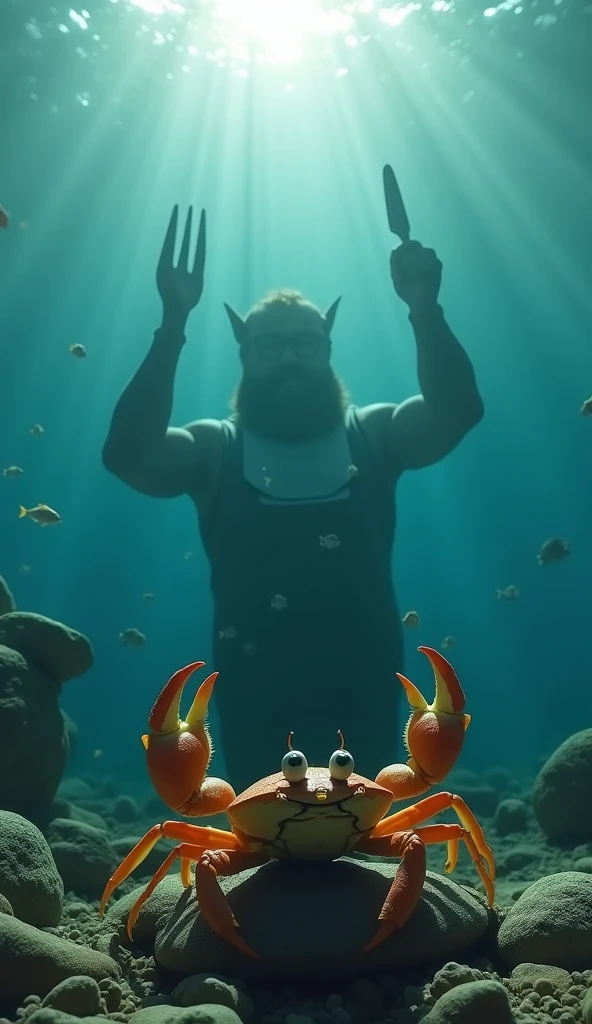 RAW photo of (AlexHorne:0.99) (holding aloft a Cthulhu statue:1.3) , detailed face, realistic skin, high quality, (blue eyes:1.1), Leica 50mm, f1. 4, natural light, grainy, (high detailed skin:1.2), high detail