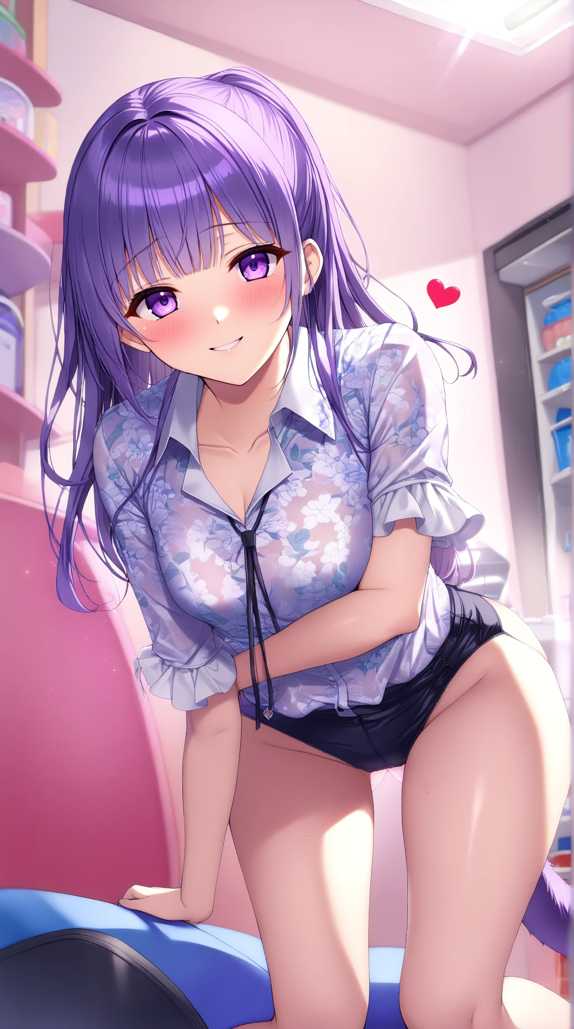 masterpiece, 8k wallpaper, highest quality, 1 girl, Mejiro McQueen, stuffy々and facial expressions, looking at the viewer, End of Sky,After completing a full marathon、muste piece、squat position,1boy,penis,(((nsfw,woman on top,vaginal,sex)))