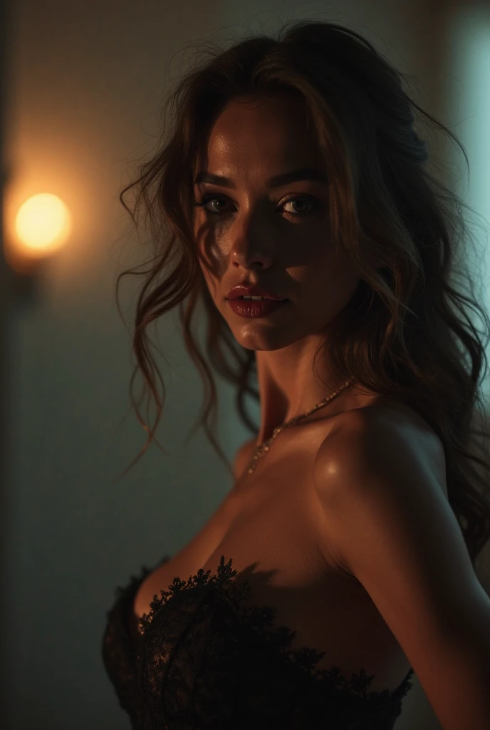 photograph of a 20 year old woman, perfect face, masterpiece, GOOD, underwear, negro_GOOD, jacket, negro_panties