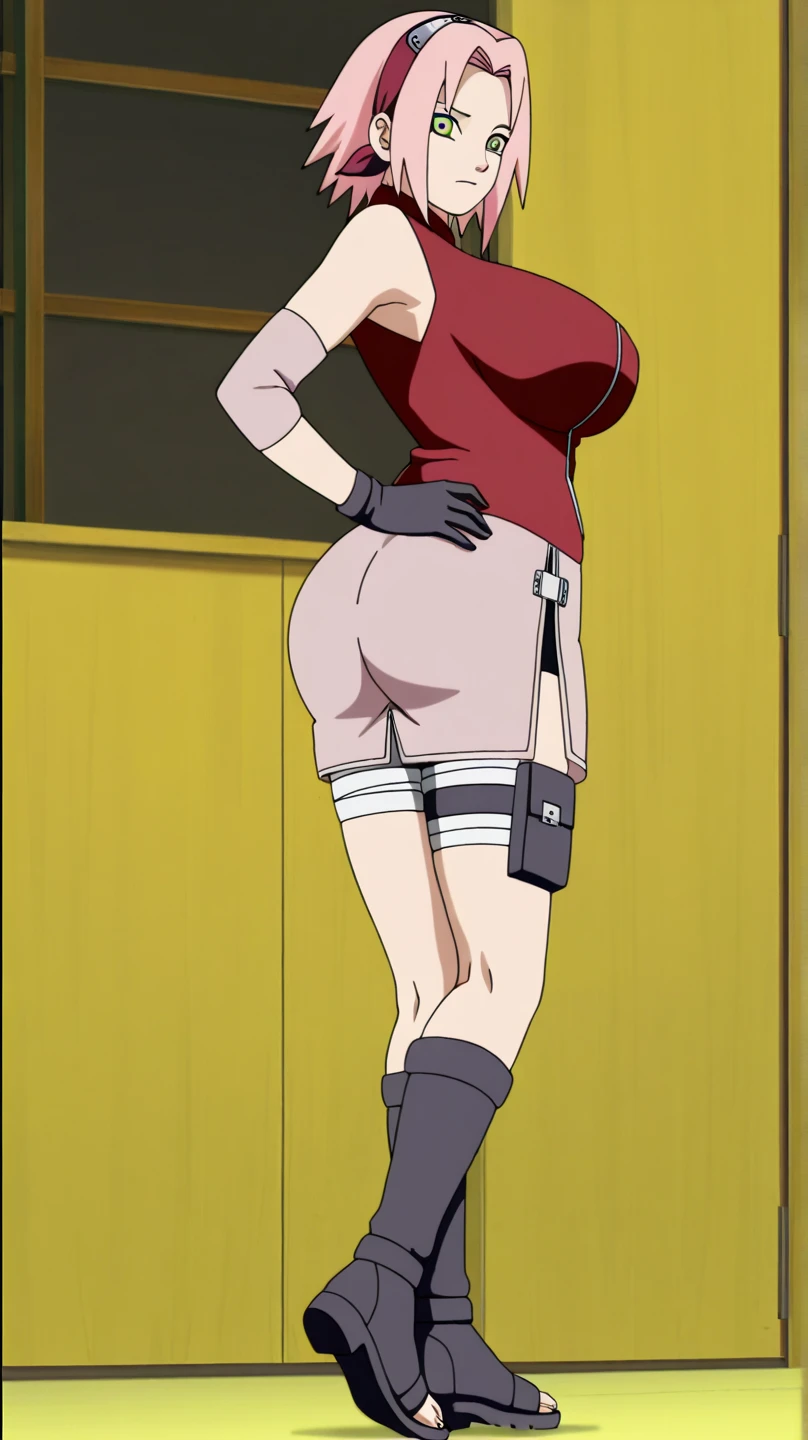 Large Breasts, stick out your butt,whole body,Open your mouth a little, Blushing, back view,gauze, Crouching