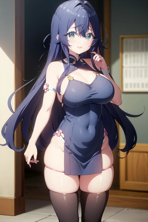 (masterpiece, highres, high resolution:1.2), anime Nude 20 yo girl, wearing nothing but a red Christmas hat, indor, ilustration. drawn, violet hair woman, green eyes, blushing, shy, full body, solo, shy, blushing a lot, freckles, huge breasts, perfect body, anime girl, smiling, full body, all body, , hide hands, hide feets