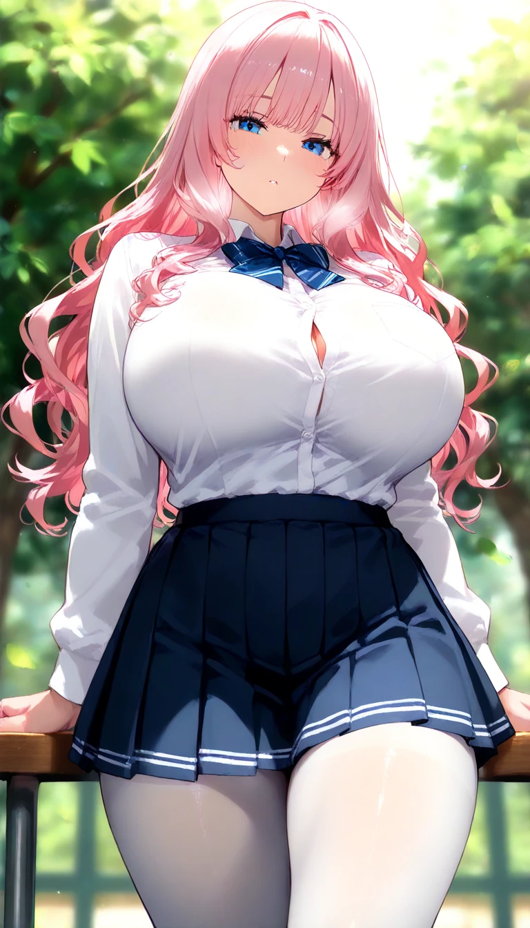 Sakura's large breasts have the charm to captivate all men., The costumes, which emphasize the breasts to the maximum extent, are sexy and very beautiful with delicate craftsmanship, and the costumes are made with high technical skill., Sakura with pink hair looking up at you is cunning, but you can't resist her charm, My heart is bursting and the world is taking on color.