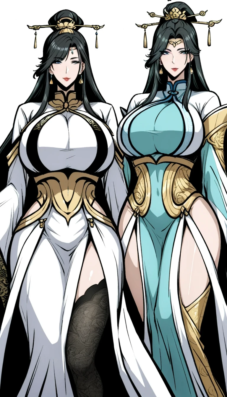 ((side profile)), ((full body view:1.4)), ((masterpiece)),(((best quality))), ((egyptian empress, mature face)), ((middle eastern eyes:1.4)), ((Vulture crown:1.4)), (((septum piercing)), defined cheekbones, high cheekbones, illustration, ((muscular:1.3)), ((gold:1.4)), sexy bimbo, (gigantic breasts:1.7) ((long Egyptian headpiece)), black hair, ((detailed face:1.4)) beautiful woman, (egyptian:1.4), colored skin, (white skin:1.4) , (red lipstick:1.4), shiny skin, ((skindentation)), scribbles and marks,(puffy lips:1.4) , (temple: 1.5), ( at night: 1.5), rough sketches, pose, 8k,16k, ( background, white background: 1.3) ((warm color palette)), ((ancient aesthetic))