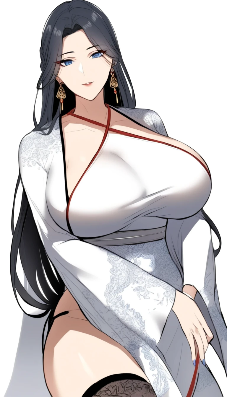 (anime moe style)),((game CG)),(masterpiece),(highest quality), (Super detailed),shape,((very delicate and beautiful)), , very shy look,looking at the viewer,(((18 years old female)),((whole body)),detailed face and eyes,eyes like jewels,(loosely braided long hair),,,(super huge breasts,long and slightly saggy breasts) Overall image Black hair and dark eyes plump body bikini