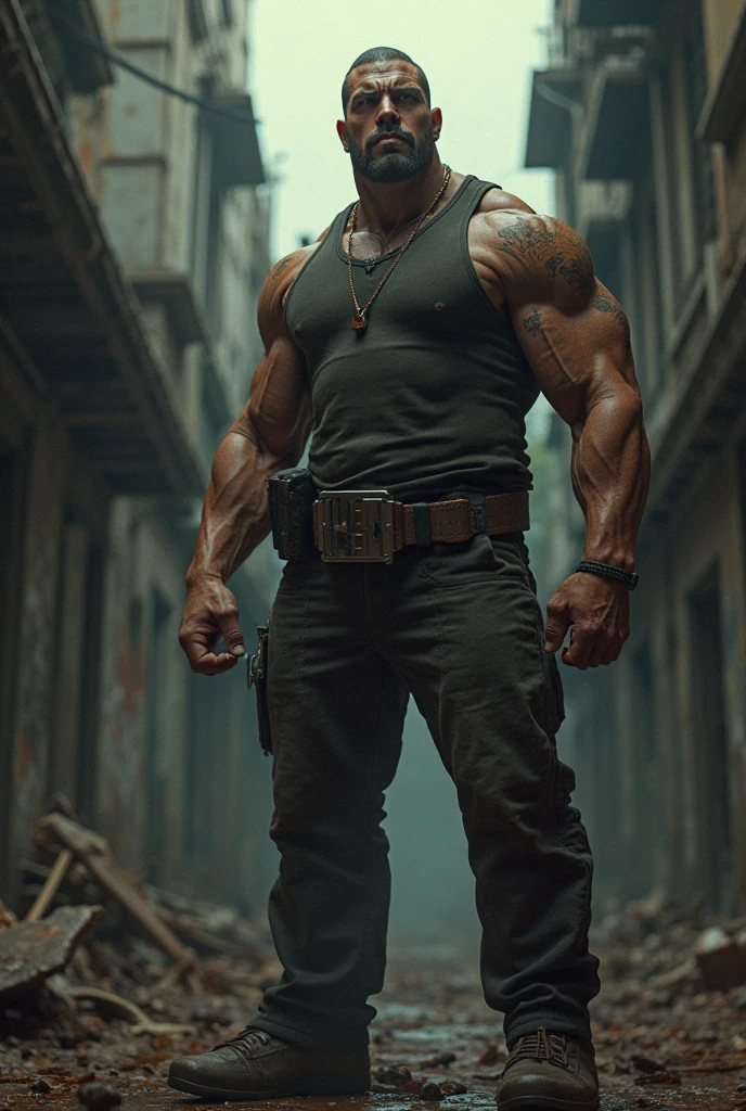 Dwayne Johnson con el pelo de Cloud Strife