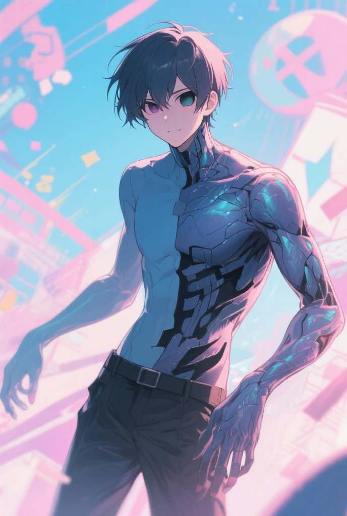 {{master piece}}, best quality, photograph of sexy twink, ((wearing no armor)), ((small flat soft human chest, armor does not cover his soft bare skin on his chest and bare torso, ((exposed flat pectoralis muscles)), handsome detailed eyes, handsome boyish face, detailed cyberpunk city, flat chest, handsome detailed hair, wavy hair, handsome detailed street, mecha clothes, robot boy, cool movement , skinny twink body, {filigree}, dragon wings, colorful background, rainy days, {lightning effect}, beautiful, detailed sliver dragon armor,