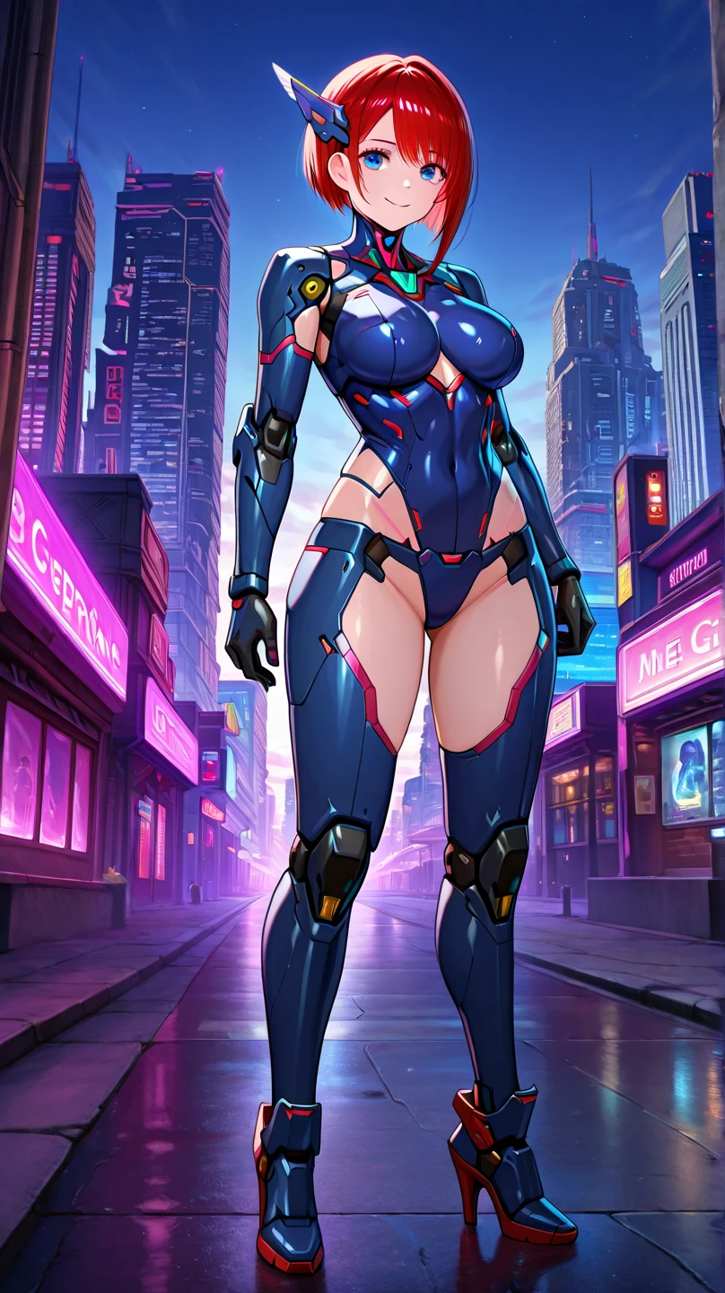 1girl, 18-year-old, mix4, (8k, Raw Photo, Highest quality, masterpiece:1.2), (Realistic, Realistic:1.37), cute, Wear a rider suit、Full Body Shot、night, Professional Lighting, Photon Mapping, Radio City, Physical Rendering, Super-resolution, (Big Breasts:1.2)