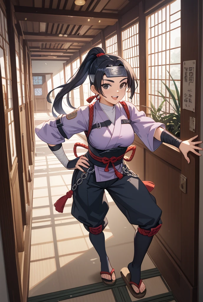(Masterpiece: 1.1), (Best Quality, Ultra Resolution: 1.0), (8K Resolution: 1.2), (Photorealistic, Ultra Detail, Clear Focus 1:0), (Original Photo, Lighting: 1:1), BREAK, (1girl:1.3), ninja girl, 16 age, running, (short ninja costume, haori:1.5), Swept bangs, short cut, BREAK detailed reflecting eyes by professional digital painting, beautiful pretty cute small face,