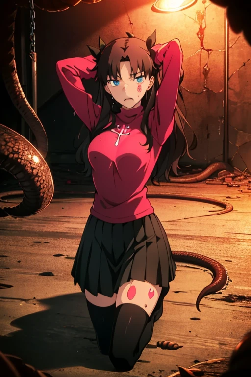 (8k、RAW photos、maximum quality、Masterpieces:1.2)Background inside a cave made of the tentacles of countless creatures