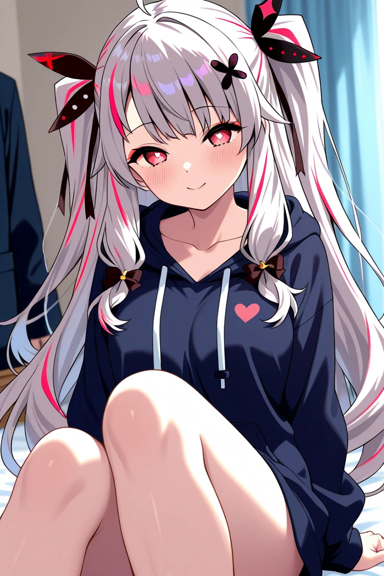 fellatio cum in mouth penis insertion orgasm face pussy juice fingering 15 year old girl hoodie bottomless silver hair long hair orgasmFace