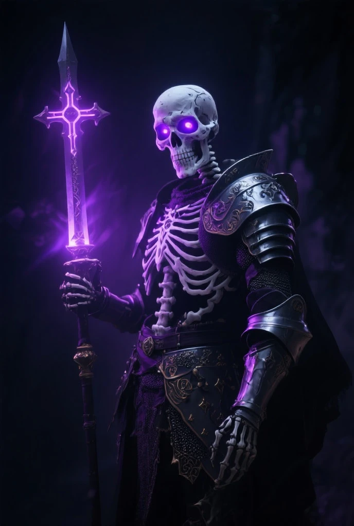 Robotic female grim reaper, fill the black areas