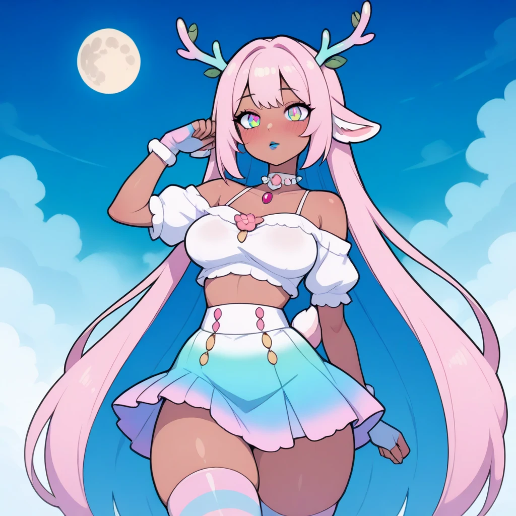 (pinup, poster), ultra realistic, beautiful, masterpiece, super cute face, lanky, swan helmet with a transparent glass plate like a beak covered the front face, cloak with jagged shapes in the end, white thigh highs, white elbow gloves, white belt, pink superhero-like suit, naturally sexy, {masterpiece:1.3}, {best quality:1.2}, {ultra-detailed::1.4}, exquisite make-up face:1.2