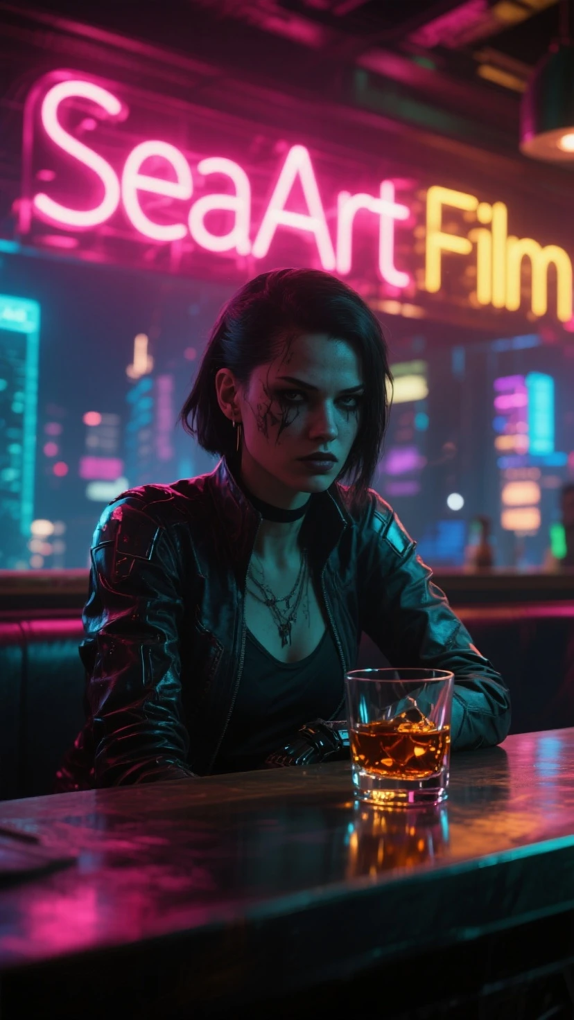 Punk woman, beers and guns, drunk 