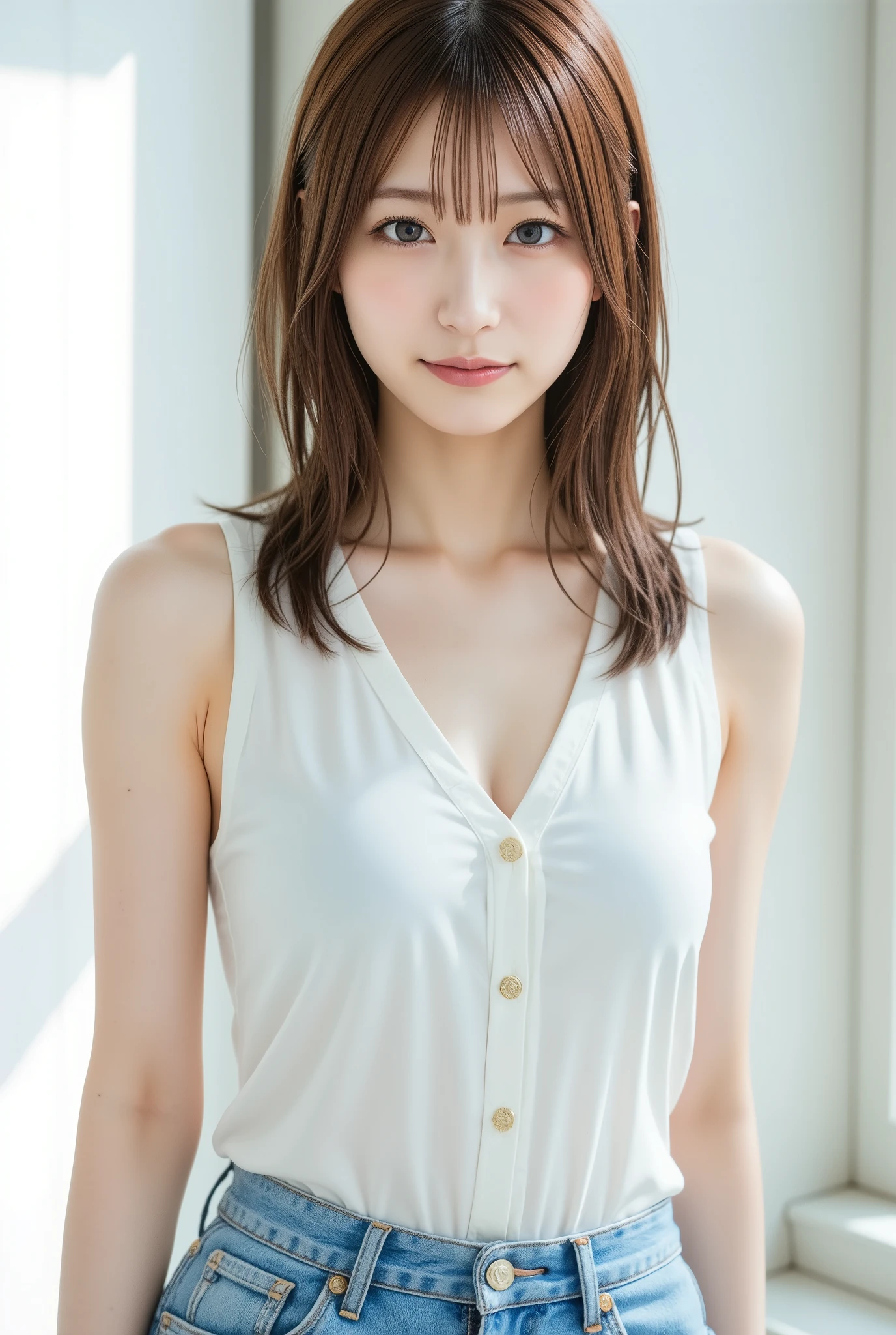 ((A luxurious white shirt and luxurious white panties:1.4))、(Hair tied up、Woman riding a gondola in Venice、Woman toasting with a red Venetian glass:1.4).Woman in a gondola in Venice、Light brown hair、Elegant hairstyle、Blue Eyed Woman、A woman with a cute upward gaze、When the sky gets dark、When the sun goes down the sky turns red、Tight clothing that shows your body lines、、Elegant summer knitwear、Elegant summer sweater、Leather Belt、Short skirt、Dress elegantly着こなす、Luxury Bagedium Shorthair:1.4))、The sun shines on her、Light brown hair、Light brown hair、The sky was dyed red、There are clouds、private's cute、彼女のAmple breastsは服の上からでも明らかです.、輝く太陽はとてもbeautiful、Dusk is approaching、Lens flare、You can see the sunset、((Sunlight reflecting off the ocean、Ocean View、The sun shines on the ocean、'beautiful.、Small earrings、private'evening、Birds are also flying、、Brown Hair Color、Tying up hair、The woman is on the right:1.4))、Luxury Leather Belts、Shiny clothes、Light beige hair color、Background Blur、Braid only the front hair、Light brown hair、{{Cowgirl Shot}}、((Close-up shot from the waist up、Ample breasts:1.4))、にっこりsmile、Silk clothing、服からでも分かるAmple breasts、Braid only the front hair、Cowboy Shot、Gorgeous white collared silk shirt and brown skirt、Dress elegantly、Luxury Bags、素敵なsmile、((Ample breasts))、Full body photo、ring、Short skirt、Tuck your hair behind one ear、Silver Necklace、smile、 Elegant ponytail、Caustics、Highly detailed photos、Very beautiful and ideal short hair、Super no makeup、(8k、RAW Photos、Highest quality、masterpiece:1.2)、(Realistic、Realistic)、1 girl、((Medium Short Hair、Looking into the camera:1.4))、Hair blowing in the wind