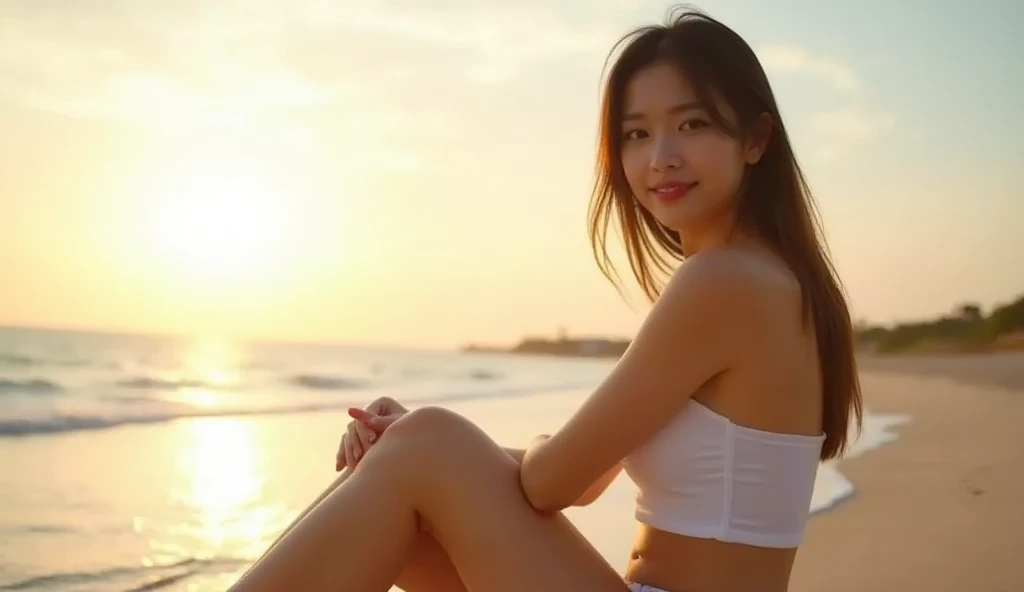 ((Best Masterpiece)), ((High Quality)), ((Real)), (((8k)) Bikini, Beautiful Sea, Japan People, 18 Years Old, 5 Beauties,16 years old Slender, SONY SLR Photography, 1 Long Hair, 1 Bob Hair, Camera Gaze, Cute, White T shirt, Cute, Smile, Natural, Realistic, Play on the Beach, Harem, Super High Quality, Photography, Close Face, Good Friend, Big Beauty, Small Beauty, Parasol, Gym Sitting, String Bun, String bra, two-person only, barbecue