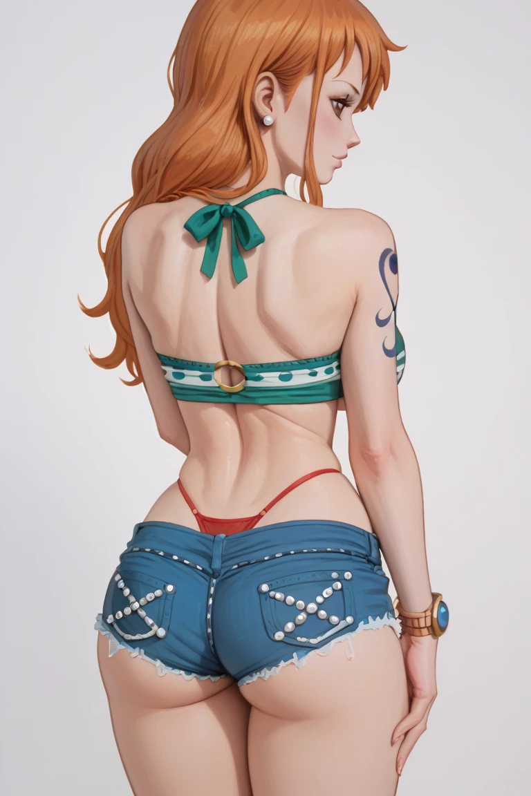 Nami, one piece, nue, big boobs, big ass, goddess, succubus