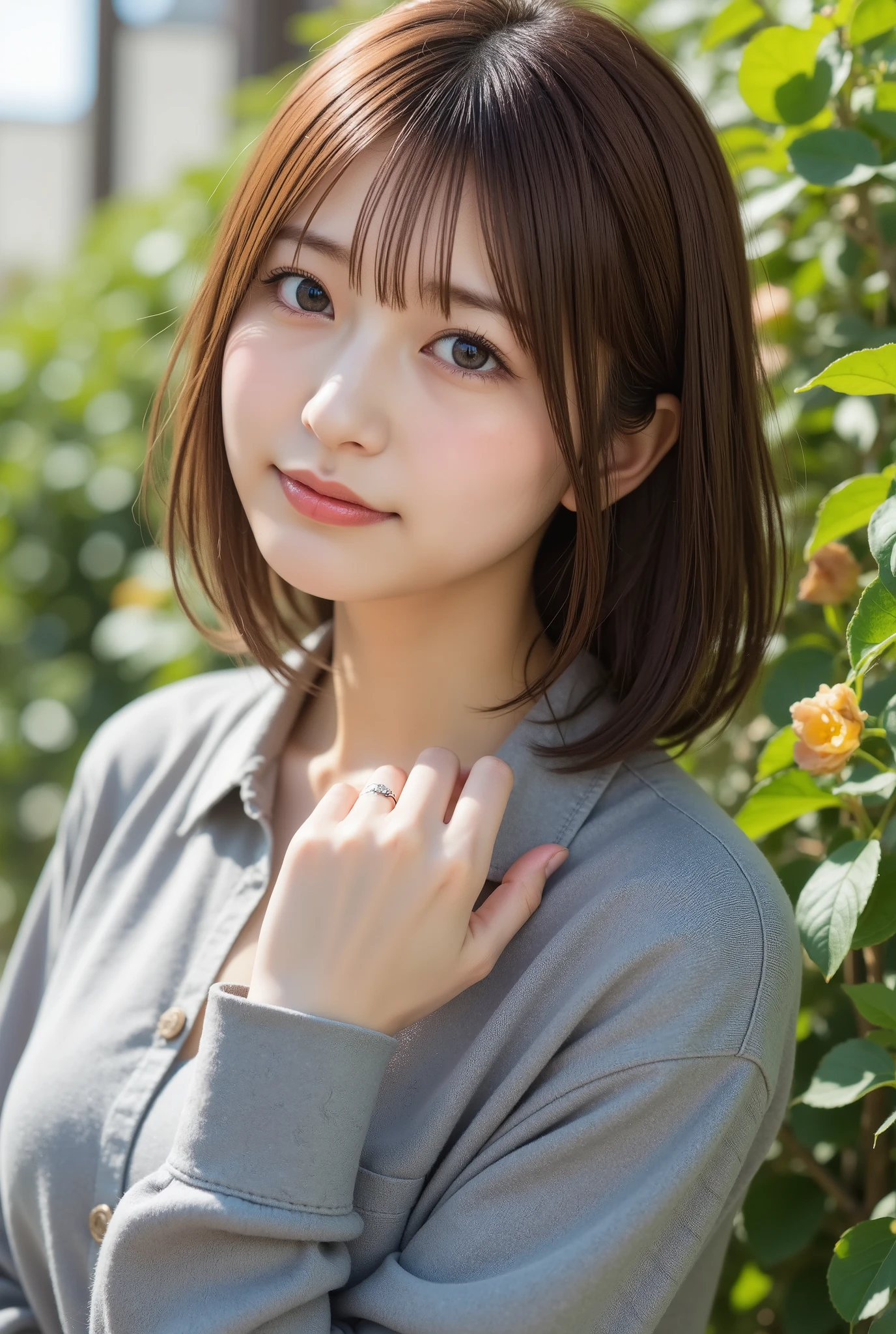 山の上の公園での記念写真、in 8K:1.5,Best Quality:1.4, 超A high resolution:1.5, (Photorealistic:1.4),masterpiece:1.2,(top-quality:1.4)、Raw photo、1a japanese girl、Cute、 (RAW フォト:1.2), (フォトリアリスティック:1.4), 美しい詳細な表情の少女, (((とてもよく詳しい eyes and face, 美しく詳細な目元, 非常に詳細な顔、はにかんだ笑顔))), 傑作,素晴らしい, 1人の, ((ダイナミックなポーズ)), ((ミニスカート), (Shy smile:1.5), Smooth skin、30-years old:1.5、Beautiful black eyes、natural skin textures:1.3, realistic eyes and face details、 (Brown medium hair),、middlebreasts、夏の日、美脚、彼女とのデート、ミニスカート、最高の笑顔、乃木坂