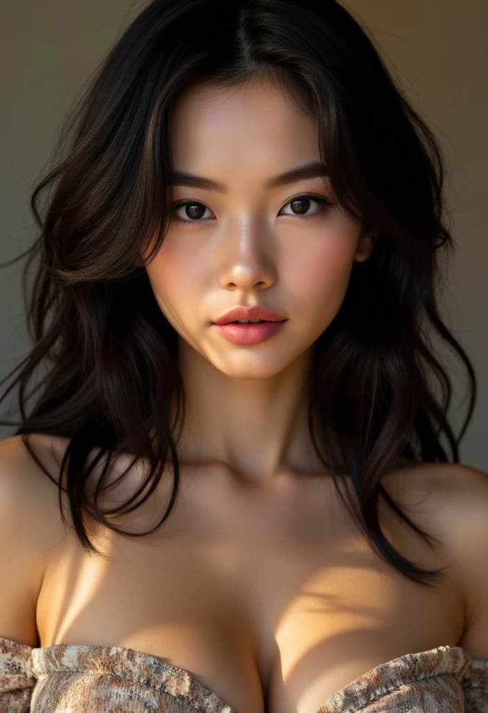 a beautiful asian clitoris and dark labia pussy, bronze skin, slim and , small breasts, (anatomically correct, High precision human body, highly detailed face, realistic skin) (RAW photo, nikon, 8k, Super detailed, advanced details, intricate details, Super detailed), (award winning photo, masterpiece), (photo-realistic) Photo in the style of: lee jeffries nikon d850 film 4 kodak portra 400 camera f1.6 lens, rich colors, hyper realistic, lifelike texture, dramatic lighting, cinestill 800 tungsten,