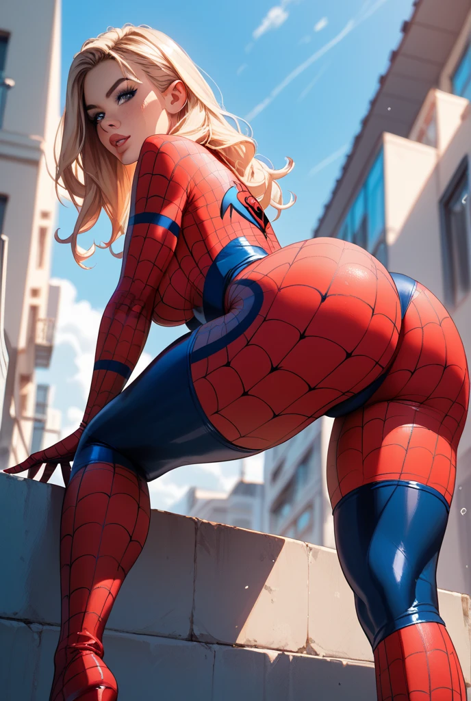 Spiderman giant breasts naked
