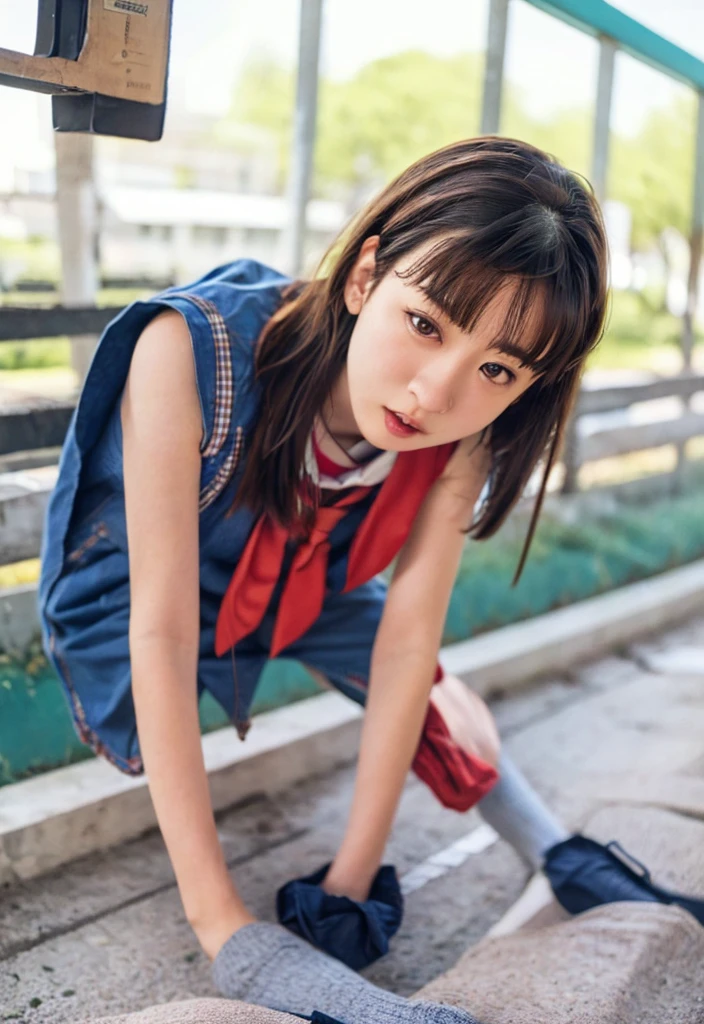 (Masterpiece, 16k,8K,4K ,Ultra detailed:1.1),(Beautiful face:1.1),(1girll:1.1),17yo,super model,(Elevate jewelry:1.3),(Urination:1.4),(Embarrassed:1.2),k hd, ultra - detailed, finedetail, 动态照明