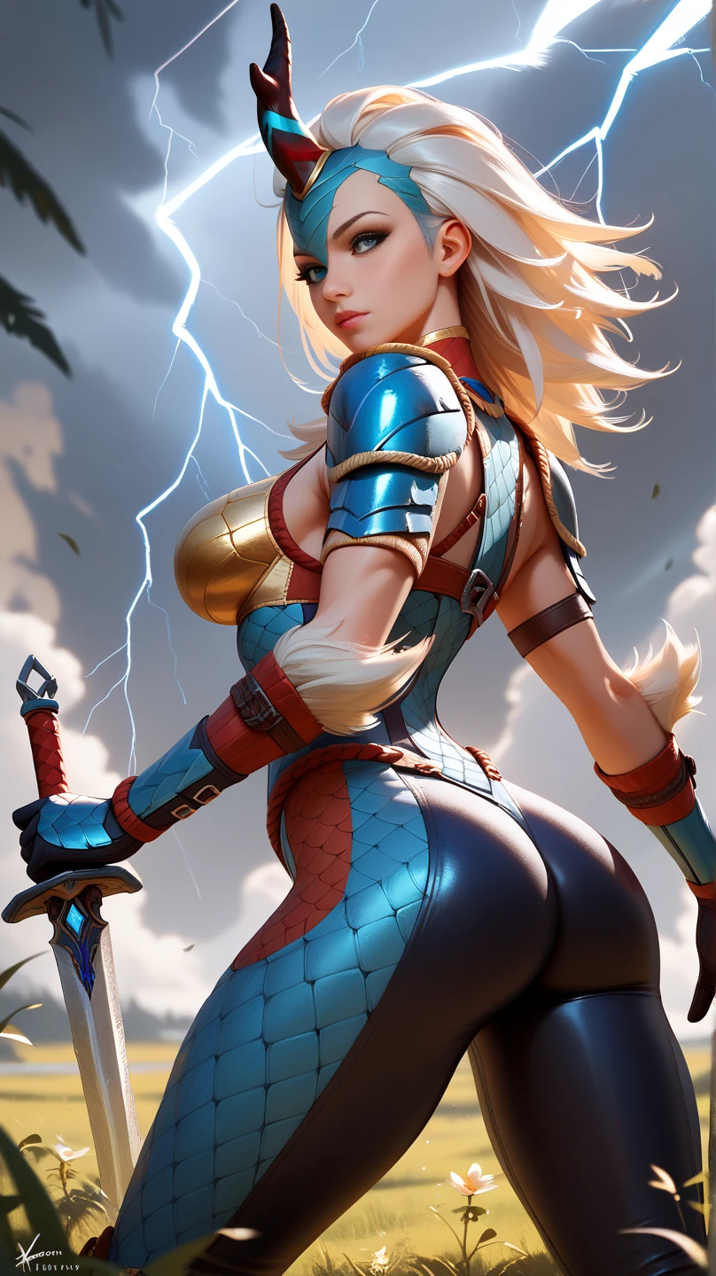 ((Jennifer Garner as Electra)), ((very defined muscular body)), (((anus visible))), (((anal view))), (((butt hole visible))), (((nude))), (((no clothing))), (((naked))),((red hair)), ((rear view)), ((butt to the camera)), ((angelic warrior princess)), ((holding weapon and shield)), ((lightning)), ((wearing crown)), ((camel toe)), ((cameltoe)), masterpiece, best quality, ((realistic)), ((1 person)), 8K picture quality, extremely delicate and beautiful, magnifica, Official art with attention to detail, Ridiculous, unbelievable Ridiculous, huge filesize, ultra-detailliert, highly detailed, (Pretty girl), (Detailed girl),, ((Perfect female figure)), Slim waist, Cover your chest with your hands, ((tattoos all over body)), With a powerful presence, Her body decorated with a unique blend of abstract and realistic designs, Digital Art, Altgerm, hyper details, Top Fade, Cowboy Shot, Dark Fantasy,