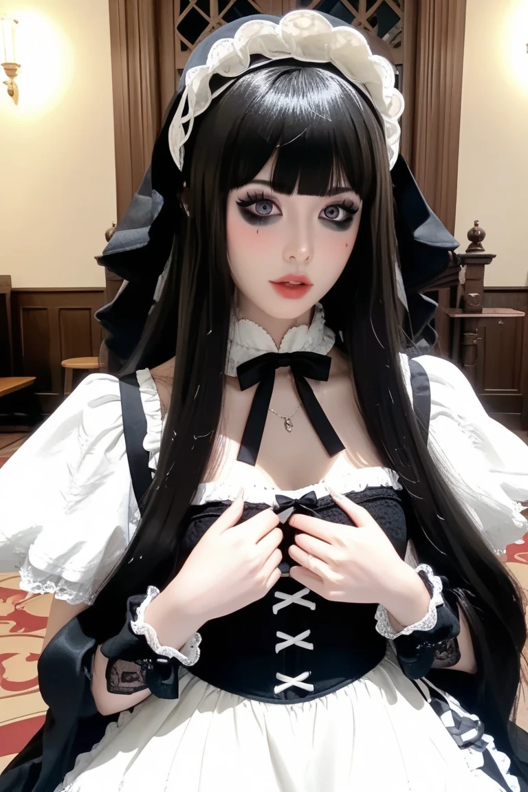 若くてBeautiful naked maidが複数の男とセックスをしている、whole body、Beautiful naked maid、Big Breasts、I、Women are raped by many men、Woman crying in pain、Maids provide sexual services to men