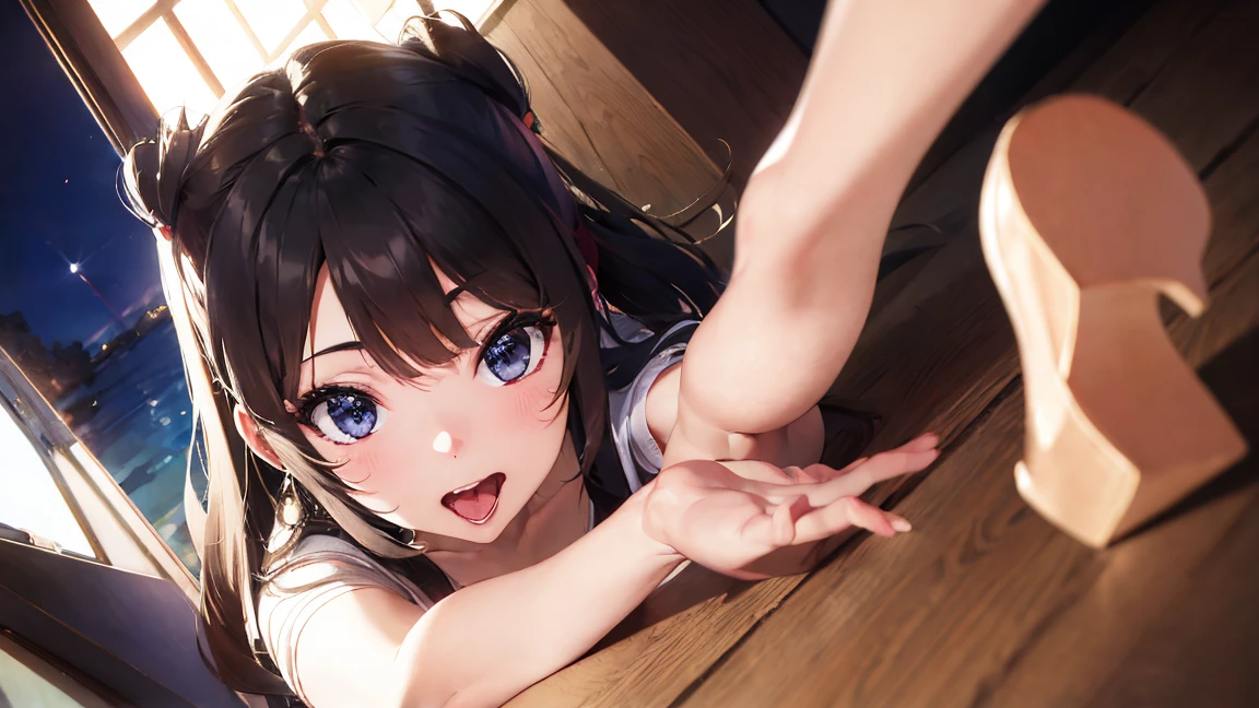NSFW, masterpiece, best quality, absurdres, 8K, Photorealism: 1.4, RAW Photos: 1.2,
an extremely delicate and beautiful, finely detail, official art, ultra-detailed, extremely detailed,
BREAK
pov, spitroast, (((top-down bottom-up))),
hetero, vulgarity, beautiful, lewdness,
(mmf threesome), multiple boys, multiple penises,
(((2 very fat man))), doggystyle, sex, facial, fellatio, group sex,
(intense sex:1.5), (cum out:1.2),
1girl, (((school uniform))), Skirts don't come off,all fours, licking penis, oral,(Facial),
cute face, brown eyes, black hair, ((twin braids)),(A man pulls a girl's hair from behind),
(small breasts), ((slender girl)),(((sweat))), steam, love juice,
((cry)),(Tears),(shout), (embarrassed:1.5, blush),
orgasm face, O-face, ((shout)),
extremely detailed face and eyes, extremely detailed hair, perfect female figure,
on bed, spot lighting, soft clean focus, (((from side))),
(((motion line:1.5, line:1.4))),