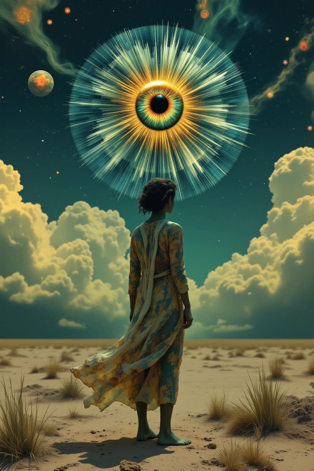 Standing on the  ground, — my head bathed by the blithe air, and uplifted into infinite spaces, — all mean egotism vanishes. I become a transparent eye-ball; I am nothing; I see all; the currents of the Universal Being circulate through me; I am part or particle of God.