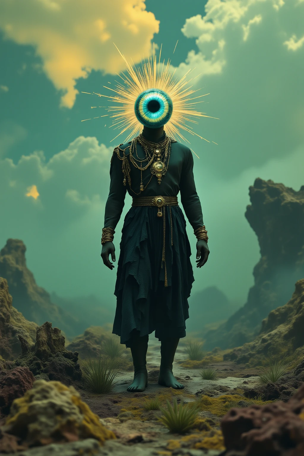 Standing on the  ground, — my head bathed by the blithe air, and uplifted into infinite spaces, — all mean egotism vanishes. I become a transparent eye-ball; I am nothing; I see all; the currents of the Universal Being circulate through me; I am part or particle of God.