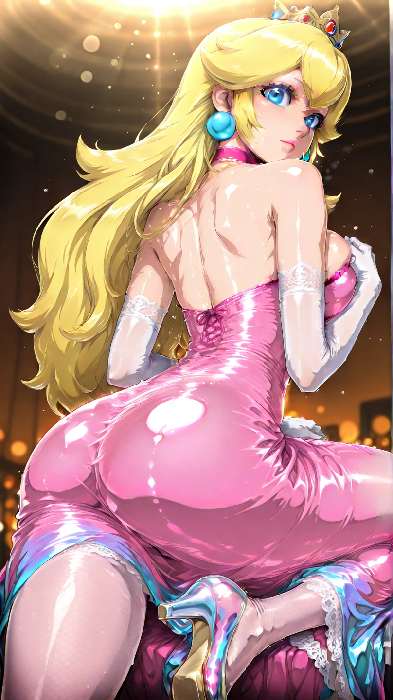 radiant lighting, vibrant colors, whimsical atmosphere, 8K, high resolution, highly detailed, masterpiece, stockings, earrings, eyeshadow, (very long hair:1.3), (((anal sex with prostitute:1.4)))