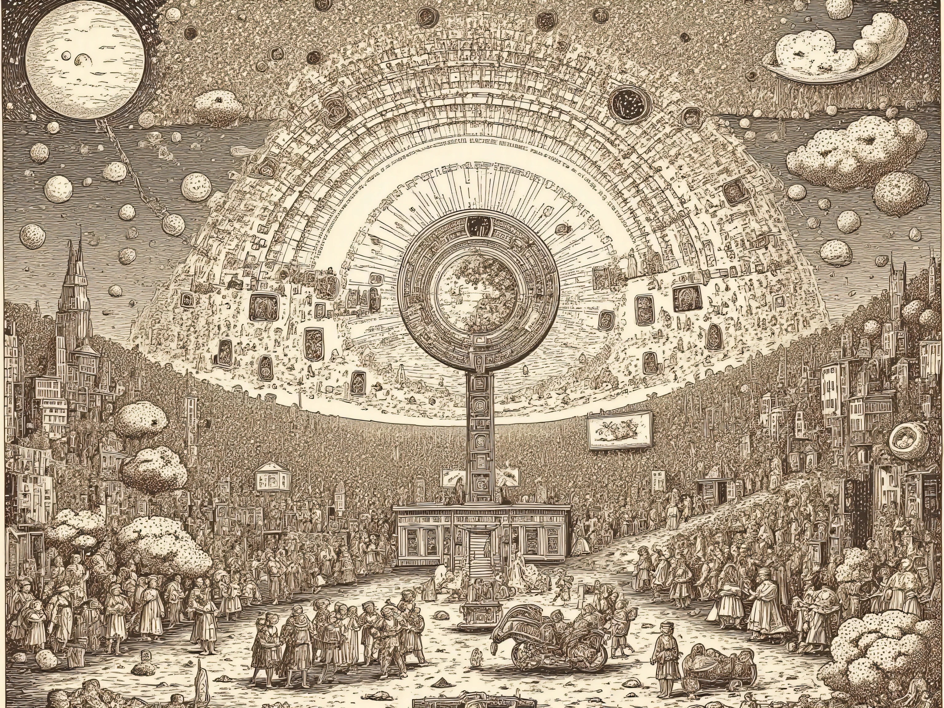 Standing on the  ground, — my head bathed by the blithe air, and uplifted into infinite spaces, — all mean egotism vanishes. I become a transparent eye-ball; I am nothing; I see all; the currents of the Universal Being circulate through me; I am part or particle of God.