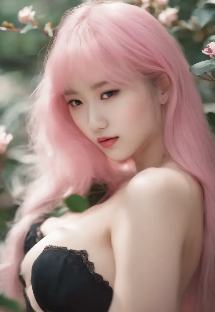 photorealistic, Lomo photography, indoor photography, best quality, masterpiece, full body view, beautiful pink-haired Korea sensual idol Kim Jisoo dancing nudist in front of a red wall of flowers in the dark studio, ((Kim Jisoo:1.8)), ((very beautiful thin face, perfect detailed eyes, pointy nose, sensual lips :1.3)), ((flirty face expression, very sensual smile :1.3)), ((pale white skin:1.5)), ((very messy pink hair:1.3)), ((very skinny body, six-pack abs, very skinny legs :1.3)), ((very very huge breast, areola protruding, very pointy nipples :1.3)), ((spreading legs very wide while dancing:1.3)), ((exposing pink vagina and very dense pubic hair:1.5)), ((very very dense pubic hair, very very thick pubic hair :1.8)), ((very wide open pink vagina hole:1.3)), ((perfect body anatomy:1.3)), ((very erotic dancing pose:1.3)), (background is (a red wall of flowers in the dark studio:1.3)), sensual photo of Kim Jisoo dancing nudist erotically in Lomo film color, ((dark blue lighting, lens flare, sharp focus :1.3)), ((Lomo camera:1.3)), ((Lomo cold color tone:1.3)), editorial model photography, Playboy magazine editorial photo, fine art erotic photography, 90's erotic photography, award winning nude photography