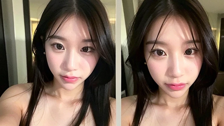 hdr, (8K, RAW photos, best qualtiy, tmasterpiece:1.2), (realisticlying, photo-realistic:1.8), ultra - detailed, (highdetailskin:1.2), perfect soft lighting, high high quality, filmgrain, 1girll, Medium to long hair, dynamicposes, ssmile, looking at viewert, asiagirl, ChineseGirl, eyeslashes, eye shadows,