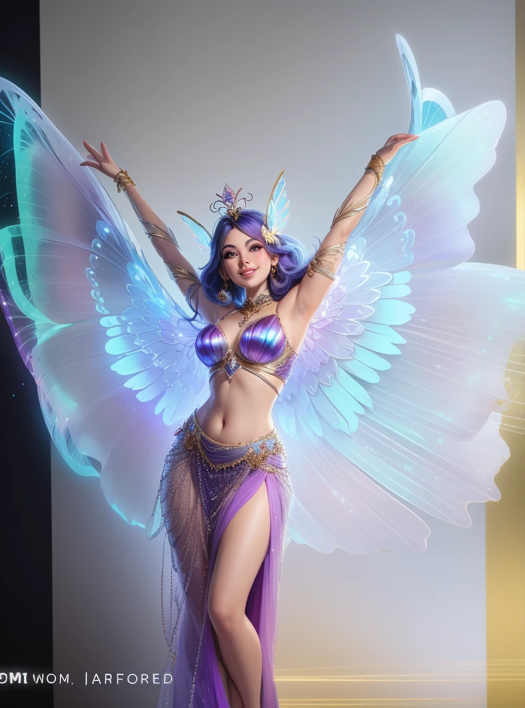 crystals fantasy，Cow Girl，full-color，toes up，neonlight，Countless hairs fluttered in the air，
fanciful， galactic， cleanness， shallowdepthoffield， Emerald bokeh， glittery， glittery， Amazing， Colorful，
magical photography，Dramatic lighting，Foto realism，Hyper-detailing，4K，degrees of freedom，A high resolution