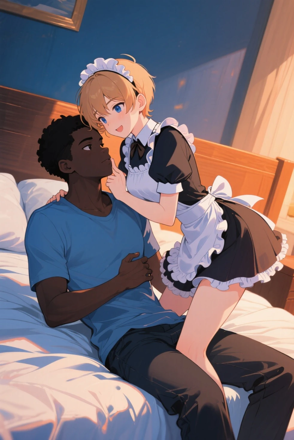 score_9, score_8_up,score_7_up, score_6_up,source_anime, BREAK uncensored, official art, official style,anime_screencap , anime coloring ,dbj , qqx, cch, [[zjw]] , 1girl, SaberFS, blonde hair, green eyes, short hair, french braid, ahoge, SaberWedding, wedding dress, white dress, strapless, choker, elbow gloves , beautiful lips , nervous,full face blush ,(((saliva))),(((pussy juice))) , (((rolling eyes))) , (((cry))) , (((tears))) , (((ecstasy))) , (((orgasm))) , rating_explicit, perfect anatomy, anatomically correct hands:1.3, BREAK source_anime,(ultra HD quality details) ,bedroom ,vaginal,sex , carrying, leg grab, reverse suspended congress, spread legs , sex from behind , pussy focus , (((rough sex))) , (((rape))) , (((motion lines))), (((motion blur))) , 1boy,Wicked smile , (((Dark-skinned man))) , (((Muscular man))), (((ugly man))) , (((height difference))) , (((age difference))), (((father and daughter)))