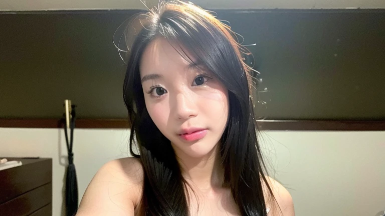 there is a woman with long black hair posing for a picture, 2 , 2 8 years oldt asian with round face, asian face, 2 9 years old, 2 2 yearsears old, 21 ye4 years old, 18 (38 years old), 30 years old